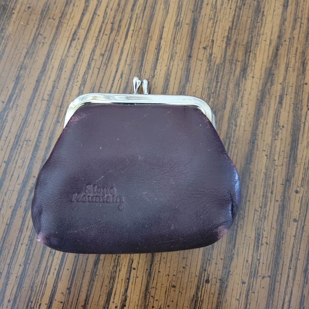 Stone mountain coin purse